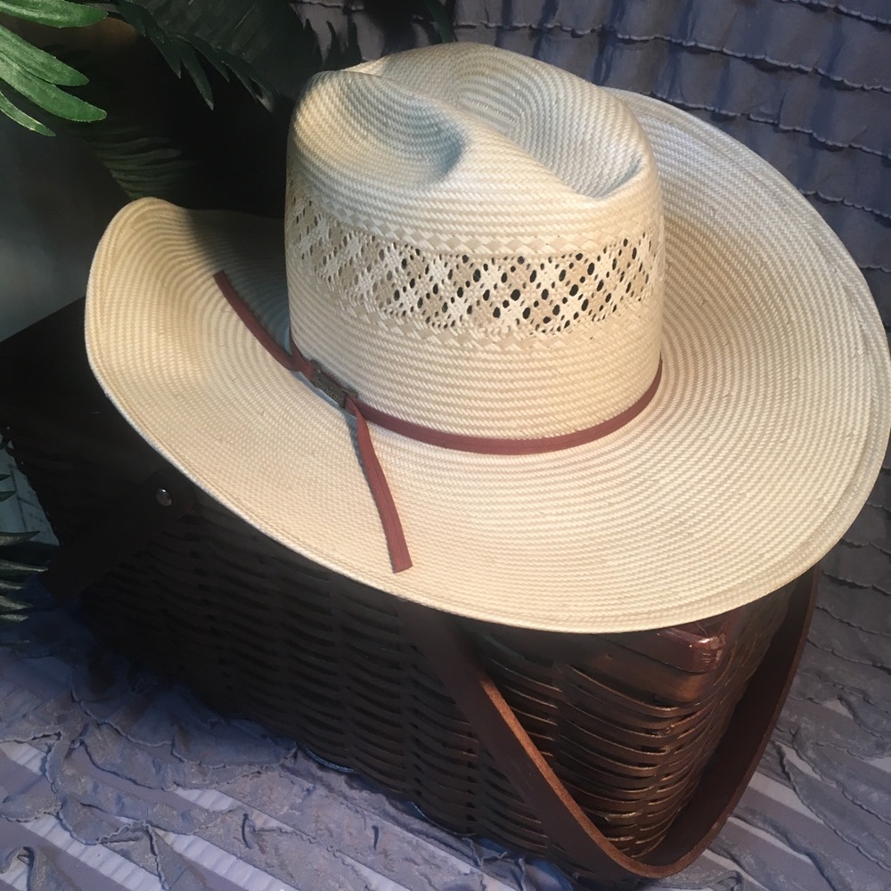 NWT American Hat Company Cowboy Cowgirl Straw Hat